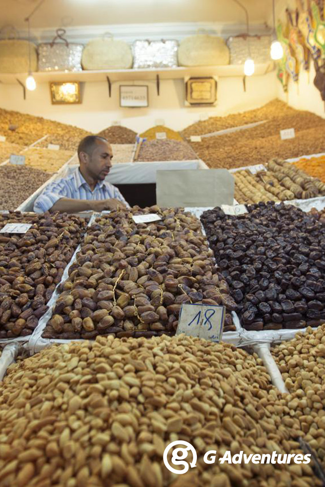 GAdventures - Morocco market