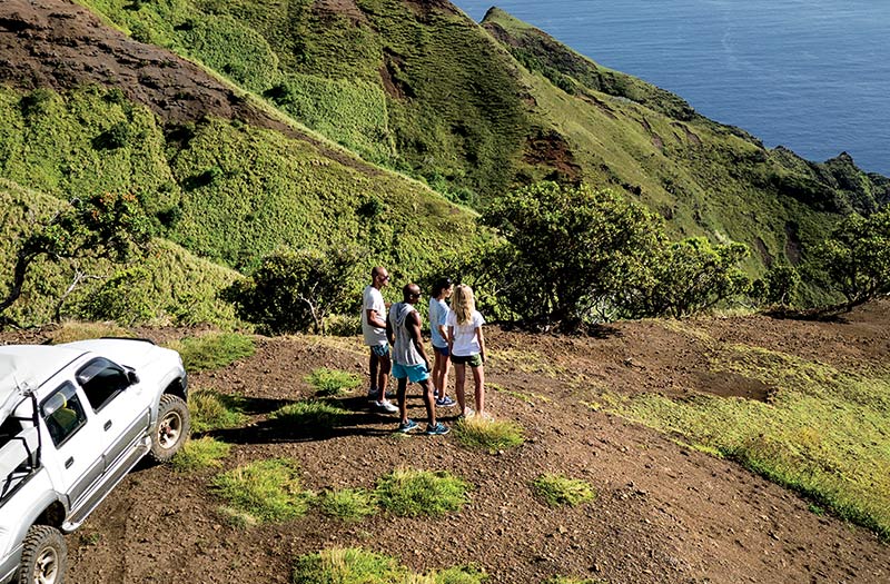 Paul Gauguin hiking excursion