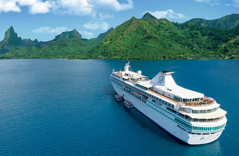 Paul Gauguin Moorea cruise exterior shot
