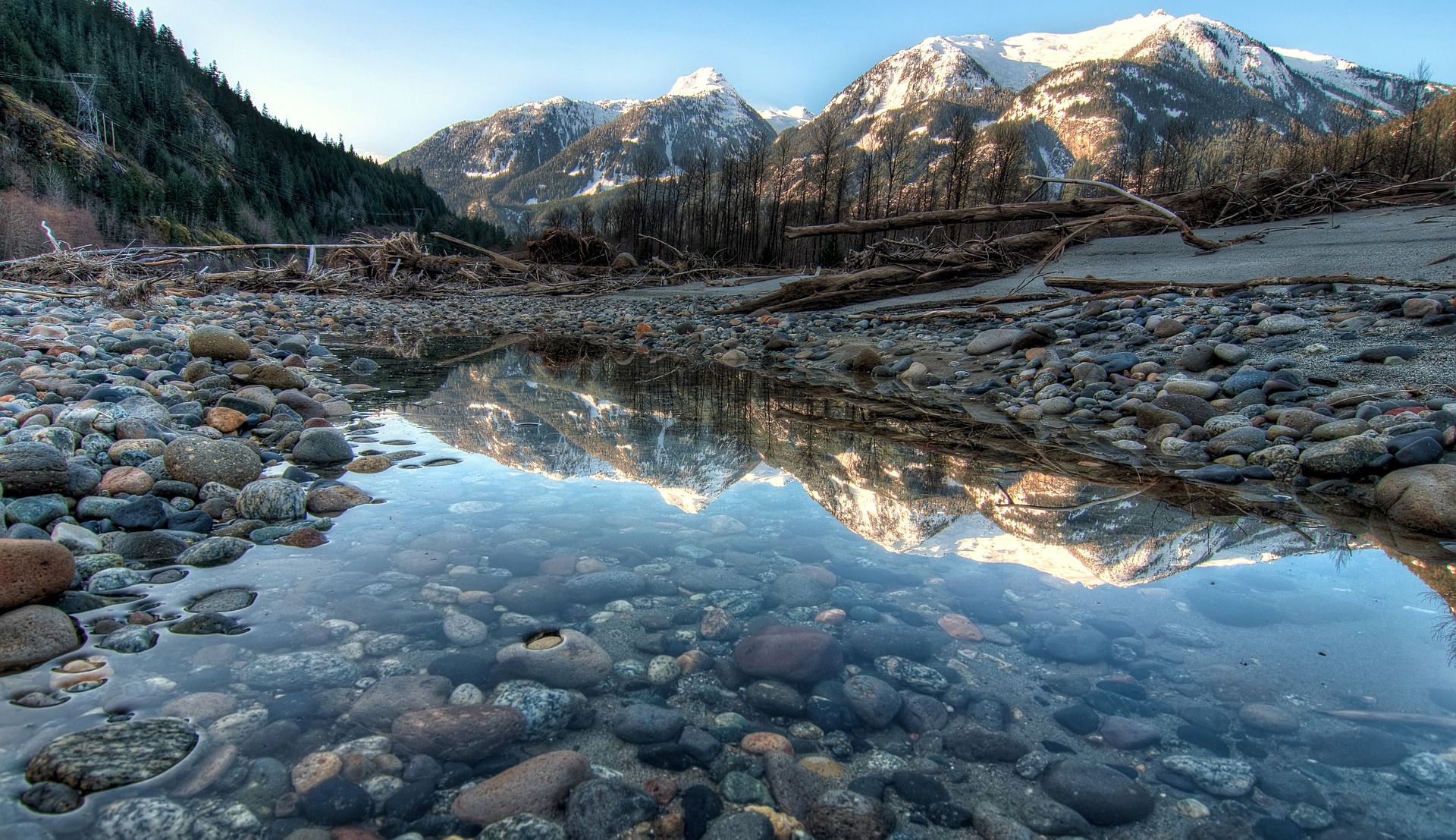 British Columbia scenic mountain view
