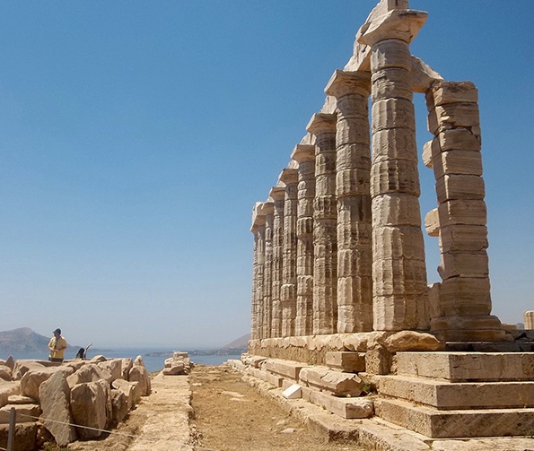Cape Sounion, temple of Poseidon, Greece