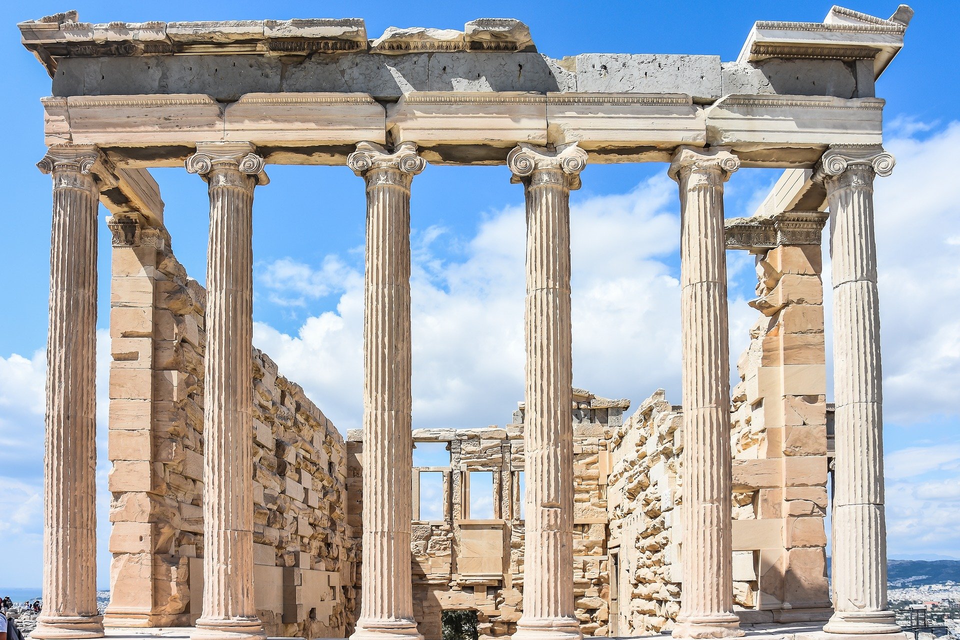 The Acropolis in Athens Greece