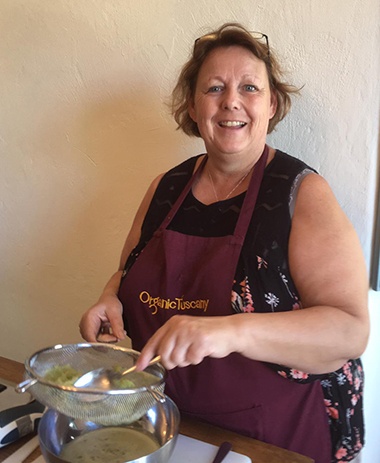 Rhonda's travels - Rhonda cooking