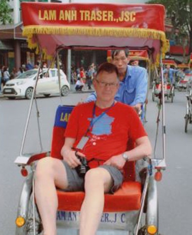 Rhonda's travels - hubby