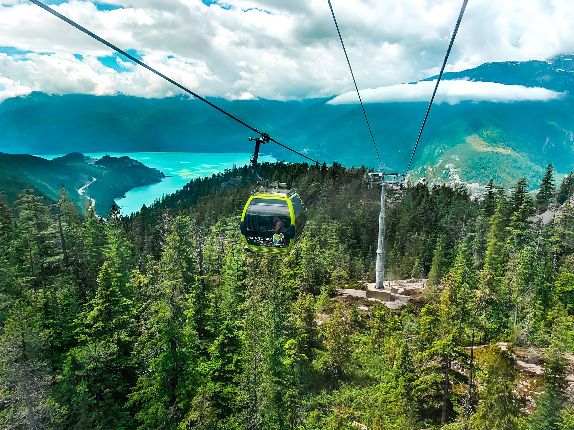 gondol view in BC