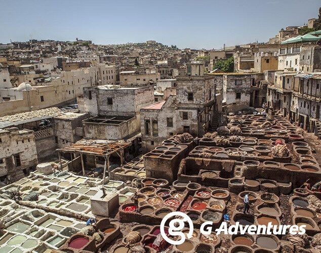 GAdventures - Morocco tannery landscape